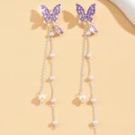 1 Pair of Fashionable Women's Earrings Birthday Party Gift Personality - Image 2