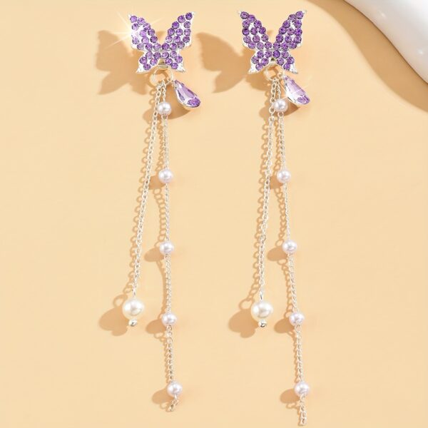 1 Pair of Fashionable Women's Earrings Birthday Party Gift Personality - Image 2