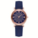 Ladies Casual Quartz Watch with Rhinestone Embellishments, Round Case, Analog Display, Band, Button Battery, Non-Rechargeable - Image 11