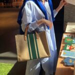 Striped Tote Bag, Large Capacity Shoulder Bag, Women'S Commuter Handbags - Image 12