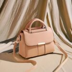 Elegant Messenger Bag for Women, Lightweight Solid Color Crossbody with Removable Strap, Magnetic Closure, Polyester Lined, Alloy Handle, Large Capacity Shoulder Bag - Image 9