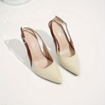 2024 New Sexy High Heels for Women, Comfortable And Versatile, Work Wear, Contrasting Colors, Simple Pointed Stilettos, Single Shoes - Image 11