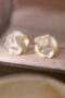Elegant Camellia Flower Stud Earrings, Vintage Style, Alloy with 925 Silver Ear Post, Women's Fashion Jewelry, All-Season Accessory for Daily & Vacation Wear