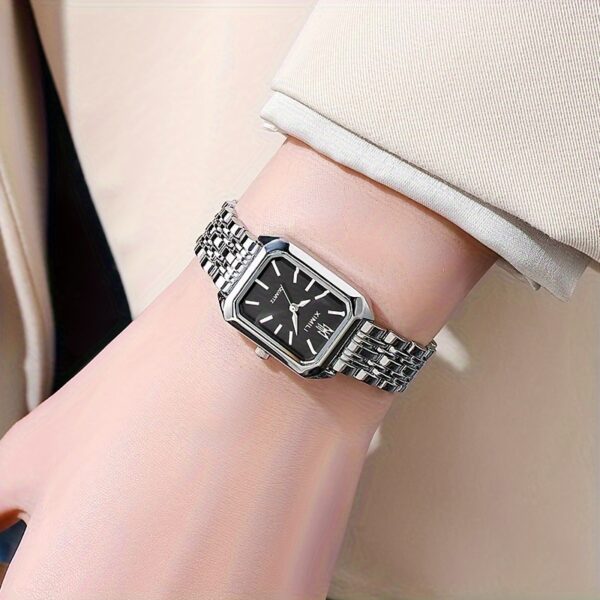 New Foreign Trade Women's Watch - Fashionable Simple Square Quartz Wristwatch for Female Students - Image 2