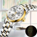 DEBLVE Women'S Ultra-Thin Stainless Steel Quartz Watch - Stylish, Lightweight, IPX7 with Calendar, Luminous Day Display, and Stainless Steel Band - Perfect for Casual Wear, DEBLVE - Image 2