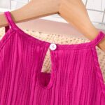 2-Piece Girl's Sleeveless Sling Top + Straight Pants Trendy Set Holiday Summer Outdoor Outfits Clothes - Image 7