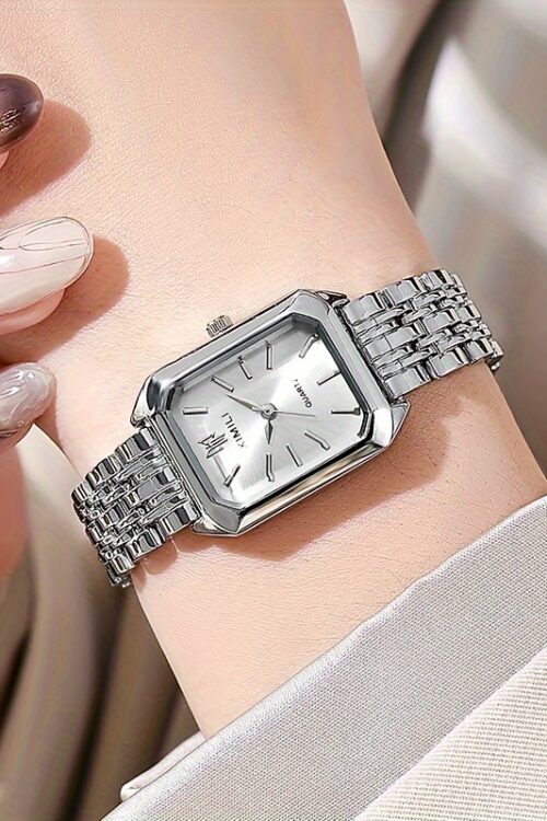 New Foreign Trade Women’s Watch – Fashionable Simple Square Quartz Wristwatch for Female Students