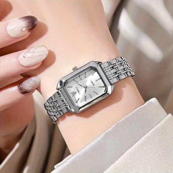 New Foreign Trade Women's Watch - Fashionable Simple Square Quartz Wristwatch for Female Students