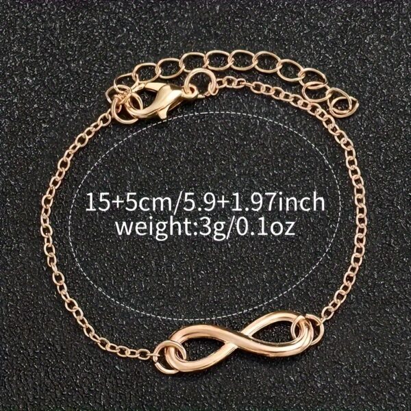 2pcs/set Women's Casual Round Pointer Quartz Watch Analog PU Leather Wrist Watch & Leaf Bangle, Gift For GirlsHer - Image 9