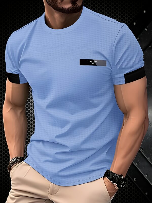 Dark Gray Goose Logo Men'S Stylish T-Shirt - Image 2