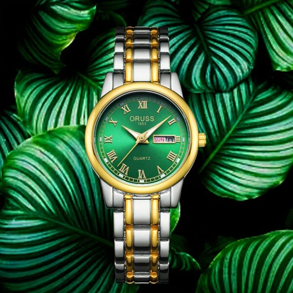 Trendy, Versatile, Fashionable, Chic Women's Watches, Retro, High-end, Foreign, Individual, Accurate, Double Date, Beautiful Women's Watches - Image 3