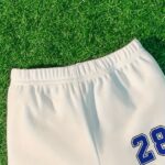 Outfit with a Sporty Style Featuring a Basketball Number Print, for Outdoor - Image 4