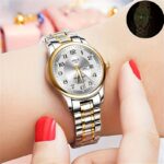 DEBLVE Women'S Ultra-Thin Stainless Steel Quartz Watch - Stylish, Lightweight, IPX7 with Calendar, Luminous Day Display, and Stainless Steel Band - Perfect for Casual Wear, DEBLVE - Image 14