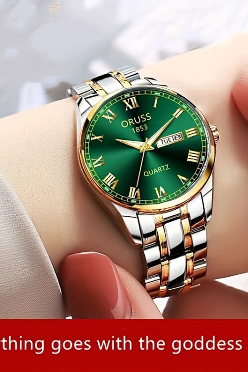 Trendy, Versatile, Fashionable, Chic Women’s Watches, Retro, High-end, Foreign, Individual, Accurate, Double Date, Beautiful Women’s Watches