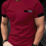 Dark Gray Goose Logo Men'S Stylish T-Shirt - Image 9