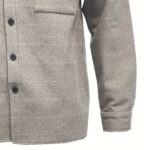 Men's Casual Fashion Jacket - Soft Blend, Long Sleeve with Lapel Collar, Perfect for Outdoor Activities & Trendy Looks - Image 4