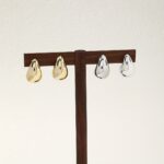 Elegant and Minimalist Teardrop Hoop Earrings Set for Women: Retro Punk Style, Suitable for Daily Wear and Festive Gifts - Image 6