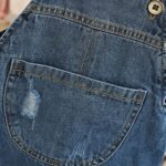 Kids' Denim Overalls - Cartoon Design, Long Sleeve, Pockets, Adjustable Straps, Loose Fit for Boys, Spring/Fall Casual Wear, for Outdoor - Image 4