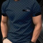 Dark Gray Goose Logo Men'S Stylish T-Shirt - Image 7