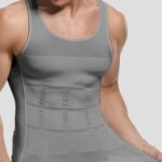 Men's Compression Body Shaper Tank Top, Slimming Vest - Image 9