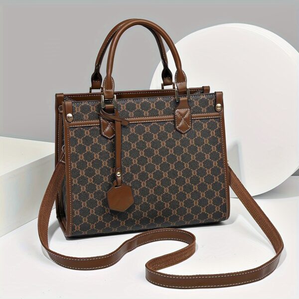 Fashion Large Capacity Tote Bag with Handbag and Wallet Three-Piece Set for Middle-Aged Ladies Elegant Bags - Image 9