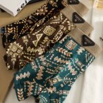 3pcs Men's Retro Geometric Print Boxer Briefs - Mid-Rise Stretch Comfort, Machine Washable, Vibrant Colors for Running & Casual Wear - Image 4