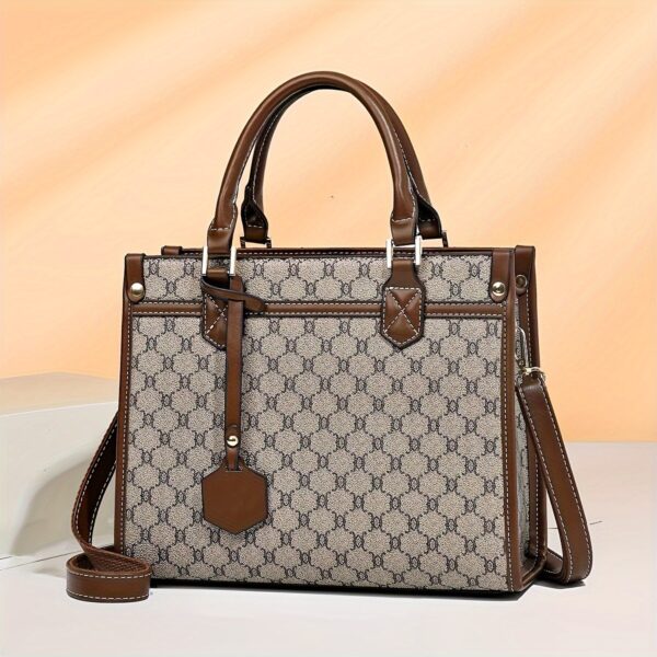 Fashion Large Capacity Tote Bag with Handbag and Wallet Three-Piece Set for Middle-Aged Ladies Elegant Bags - Image 8