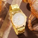 6pcs Elegant Women's Quartz Watch Set with Heart-Shaped Jewelry, Perfect Gift for Ladies, Non-Adjustable Alloy Strap, Classic Bar Markers Round Dial, Ideal Gift for Sisters and Mothers, Suitable for Ramadan or Casual Attire, No Packaging Box Included, Middle East Special Edition - Image 10