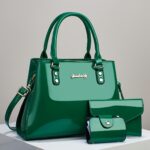 Trendy And Versatile Women'S High-End Multi-Layer Bag Set, Featuring a Stylish Casual Crossbody, Shoulder Bag, And Large-Capacity Tote in a Glossy Patent Finish. - Image 6