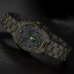 DEBLVE Women'S Ultra-Thin Stainless Steel Quartz Watch - Stylish, Lightweight, IPX7 with Calendar, Luminous Day Display, and Stainless Steel Band - Perfect for Casual Wear, DEBLVE - Image 8