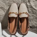 Women's Metallic Buckle Decor Flat Sandals, Elegant Square Toe Buckle Strap Shoes, Lightweight & Comfortable Shoes - Image 6