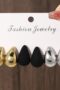 Elegant and Minimalist Teardrop Hoop Earrings Set for Women: Retro Punk Style, Suitable for Daily Wear and Festive Gifts