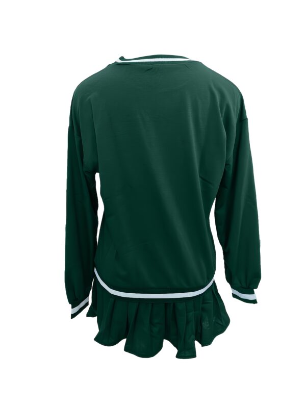 Printed Sweatshirt and Pleated Skirt Two-Piece Set - Image 7