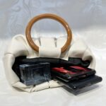 Elegant White Pleated Cloud Satchel - PU Leather Underarm Shoulder Bag, Magnetic Closure, Polyester Lined, Guangzhou Crafted - Image 5