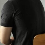 2024 New Men's Short Sleeve Knit Sweater - Breathable Stretch Fabric, Solid Red Round Neck Casual Pullover for Summer Outdoor & Daily Wear, Leisure Clothing, Mature Style Top, Comfortable Fit - Image 5