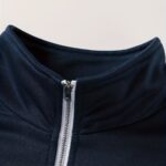 Men's Casual Zip-Up Pullover Sweatshirt - Soft, Comfortable Long Sleeve with Rose Logo, Stand Collar, Ideal for Spring/Fall, 100% Polyester - Image 8