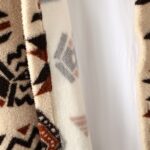 Men'S Aztec Pattern Flannel Jacket, Regular Fit, Long Sleeve, Casual Pullover with Pockets, Polyester Knit Fabric, Non, Spring/Autumn Collection - Image 4