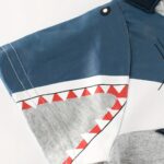 4pcs Cute Cartoon Shark And Dinosaur Print Boys Comfy T-Shirt, Cool, Versatile & Smart Short Sleeve Tee - Image 8