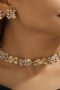 One Set of Fashionable Western Style Imitation Pearl Necklace