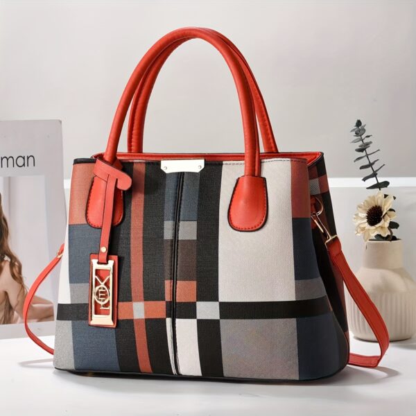 A New Large-Capacity Handbag for Mother'S Day, Perfect for Family And Easter, Featuring an Elegant Tote Design That Can Be Carried by Hand Or Worn Over The Shoulder. - Image 4