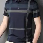 Men's Summer Plaid Shirt - Casual Short Sleeve, Nylon Blend, Stretch Fabric, Non-Transparent - Image 7