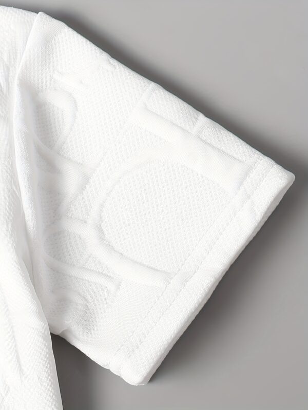A Two-Piece Set for Boys Featuring a Casual Letter-Embossed Comfortable And Versatile Short-Sleeve T-Shirt And Shorts, Perfect for Daily Wear And Outdoor Activities in The Cool, Lightweight, And Comfortable Summer Attire, for Outdoor - Image 8