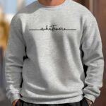 ECG Pattern Print Men's Long Sleeve Crew Neck Sweatshirt, Pullover Sweatshirt, Casual Comfortable Versatile Top For Spring & Autumn, Outdoor Sports - Image 8