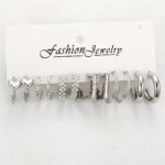 Elegant Geometric Earrings With Peach Heart And Twisted Design, Imitating Pearls, Suitable For Daily Wear, Parties, Banquets, And Gifts. - Image 11