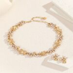 One Set of Fashionable Western Style Imitation Pearl Necklace - Image 3