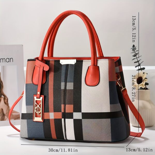 A New Large-Capacity Handbag for Mother'S Day, Perfect for Family And Easter, Featuring an Elegant Tote Design That Can Be Carried by Hand Or Worn Over The Shoulder. - Image 3