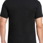Trendy Letters Print Men's Athletic V-Neck Henley T-Shirt - Short Sleeve Casual Workout Top For Spring Summer Fitness Holiday - Image 4