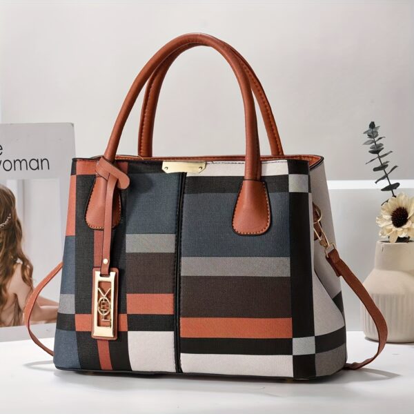 A New Large-Capacity Handbag for Mother'S Day, Perfect for Family And Easter, Featuring an Elegant Tote Design That Can Be Carried by Hand Or Worn Over The Shoulder. - Image 2