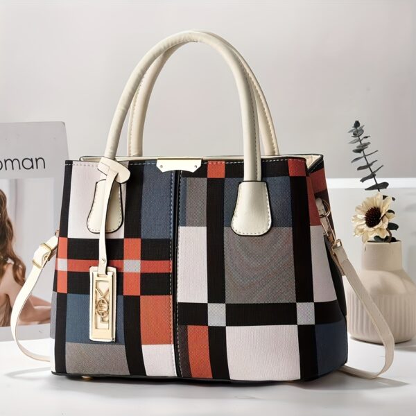 A New Large-Capacity Handbag for Mother'S Day, Perfect for Family And Easter, Featuring an Elegant Tote Design That Can Be Carried by Hand Or Worn Over The Shoulder. - Image 15