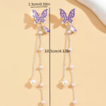 1 Pair of Fashionable Women's Earrings Birthday Party Gift Personality - Image 5